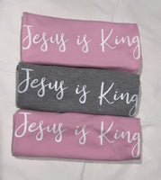 Jesus is King Toddler Tee's