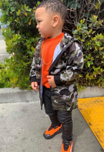 Load image into Gallery viewer, Dino Camo Zip-up
