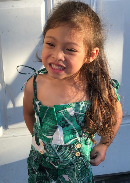 Palm Leaf Romper
