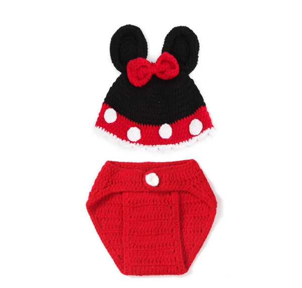 Minnie Mouse Crochet (Newborn)