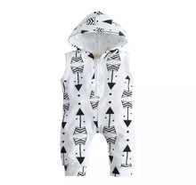 Load image into Gallery viewer, Hooded boho romper
