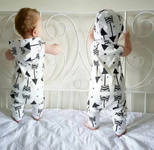 Load image into Gallery viewer, Hooded boho romper
